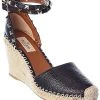 Valentino Rockstud 85 Grainy Leather Wedge Sandal Women -Fashionable Womens Clothing Store 1313492865 RLLD 1