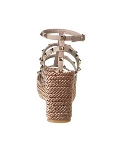 Valentino Rockstud 95 Leather Wedge Sandal Women 9 Valentino Rockstud 95 Leather Wedge Sandal Women -Fashionable Womens Clothing Store 1313493065 RLLD 3