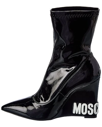 MOSCHINO Logo Bootie Women 4 MOSCHINO Logo Bootie Women - Image 2