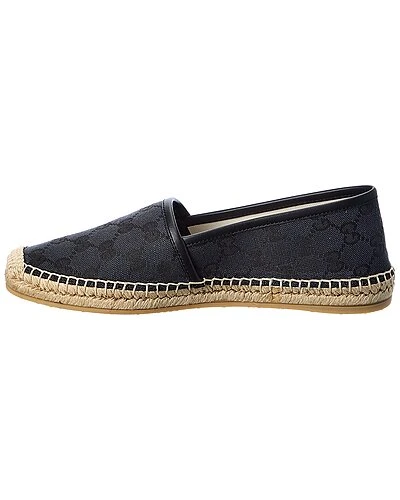 Gucci GG Canvas & Leather Espadrille Women 4 Gucci GG Canvas & Leather Espadrille Women - Image 2