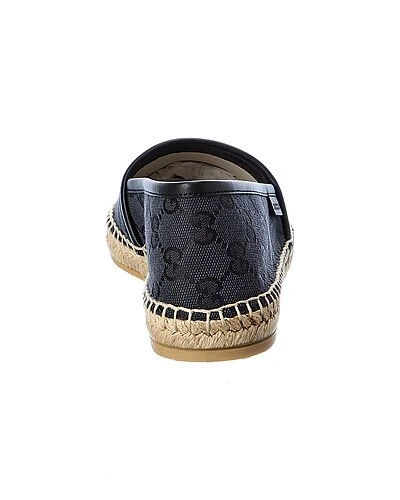 Gucci GG Canvas & Leather Espadrille Women 5 Gucci GG Canvas & Leather Espadrille Women - Image 3