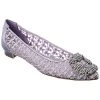 Manolo Blahnik Hangisi Lace Flat Women -Fashionable Womens Clothing Store 1313505853 RLLD 1