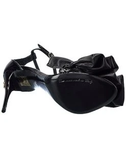 Dolce & Gabbana Ruched Leather Sandal Women 10 Dolce & Gabbana Ruched Leather Sandal Women -Fashionable Womens Clothing Store 1313523192 RLLD 4