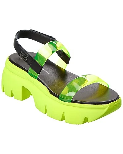 Giuseppe Zanotti Apocalypse 20 Vinyl & Leather Sandal Women 3 Giuseppe Zanotti Apocalypse 20 Vinyl & Leather Sandal Women