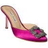 Manolo Blahnik Hangisimu 70 Satin Pump Women
