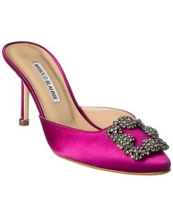Manolo Blahnik Hangisimu 70 Satin Pump Women
