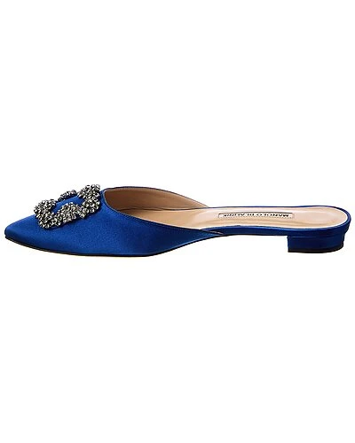 Manolo Blahnik Hangisimu Satin Flat Women 4 Manolo Blahnik Hangisimu Satin Flat Women - Image 2