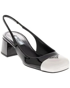 Fashionable Womens Clothing Store 33 Prada Patent Slingback Pump Women