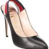 Gucci Sylvie Web & Leather Slingback Pump Women -Fashionable Womens Clothing Store 1313589322 RLLD 1