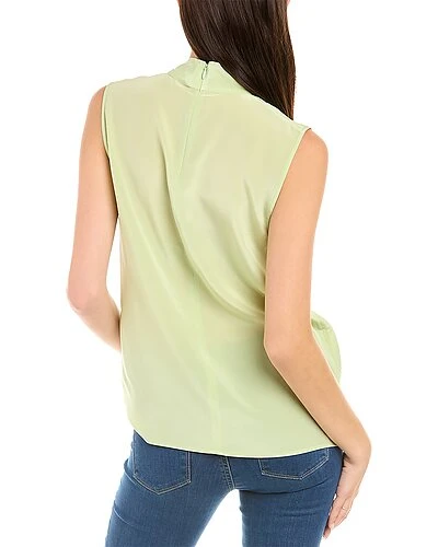 Carf Neck Silk Top Women 4 Carf Neck Silk Top Women - Image 2
