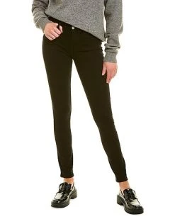 7 For All Mankind Gwenevere Black Skinny Jean Women