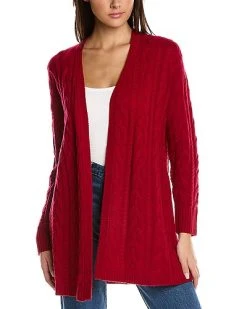 Iley Cable Wool & Cashmere-Blend Cardigan Women