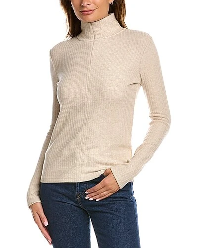 Vince Ribbed Turtleneck 1/2-Zip Sweater Women 3 Vince Ribbed Turtleneck 1/2-Zip Sweater Women