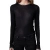 Zadig & Voltaire Long Sleeve Willy Foil T-Shirt Ml T-shirt Women -Fashionable Womens Clothing Store 1411361709 RLLD 1