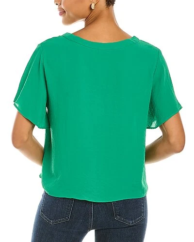 Vince Camuto Button-Down Tie-Front Blouse Women 4 Vince Camuto Button-Down Tie-Front Blouse Women - Image 2