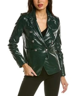 Marley Leather Blazer Women