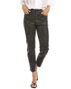 Rag & Bone Nina Snakefoil1 High-Rise Ankle Cigarette Jean Women