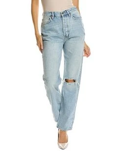FREE PEOPLE The Lasso High-Rise Straight Jean Women