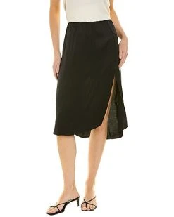 Silky Basics Midi Skirt Women