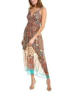 Elie Tahari Silk Maxi Dress Women