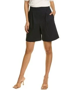 THEORY Linen-Blend Short Women
