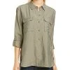 Vince Camuto Flowy Rumple Relaxed Utility Shirt Women