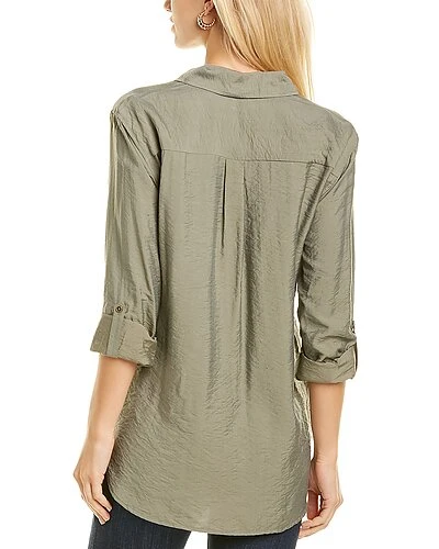 Vince Camuto Flowy Rumple Relaxed Utility Shirt Women 4 Vince Camuto Flowy Rumple Relaxed Utility Shirt Women - Image 2