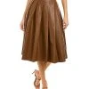 Pleated A-Line Skirt Women