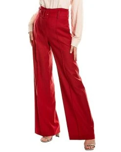 THEORY High Waist Belted Pant Women