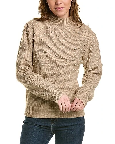 Pearl Bead Wool-Blend Sweater Women 3 Pearl Bead Wool-Blend Sweater Women