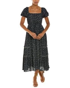 Tiered Midi Dress Women