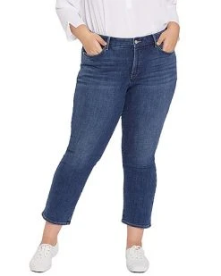 NYDJ Plus Marcel Straight Ankle Jean Women