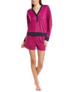 DKNY 2pc Top & Boxer Sleep Set Women