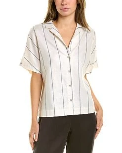 HANRO Urban Casuals Linen-Blend Shirt Women