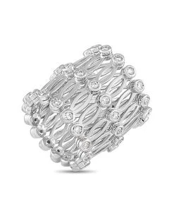 14K 1.10 Ct. Tw. Diamond Expandable Bracelet Women