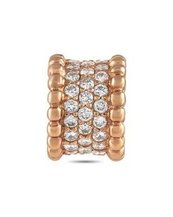 18K Rose Gold 1.00 Ct. Tw. Diamond Pendant Pendant Women