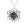 Ver 10-11mm Tahitian Pearl Pendant Necklace Women