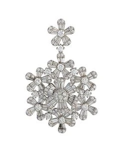 18K 9.17 Ct. Tw. Diamond Pendant Women