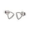 14K 0.11 Ct. Tw. Diamond Triangle Earrings Women