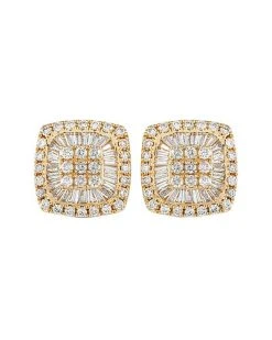 14K 1.33 Ct. Tw. Diamond Cushion Studs Women