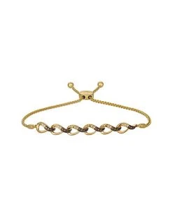 Chocolatier 14K Honey Gold 0.22 Ct. Tw. Diamond Bracelet Women
