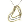 14K Two-Tone 0.14 Ct. Tw. Diamond Necklace Women