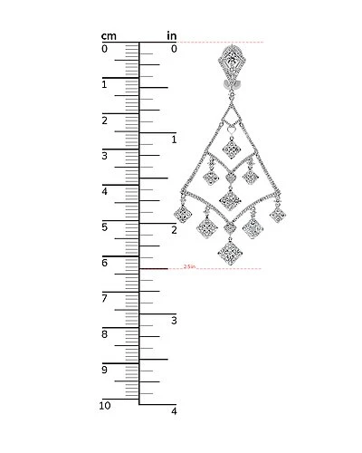 Fine Jewelry 18K 8.26 Ct. Tw. Diamond Earrings Women 4 Fine Jewelry 18K 8.26 Ct. Tw. Diamond Earrings Women - Image 2