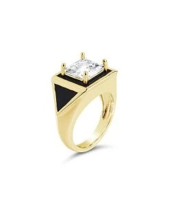 14K Plated CZ Bruna Ring Women -Fashionable Womens Clothing Store 6030077934 RLLD 3