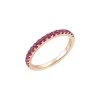 18K Rose Gold 0.44 Ct. Tw. Ring Women 6.5