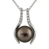 14K Diamond 10-11mm Pearl Pendant Women 2 14K Diamond 10-11mm Pearl Pendant Women -Fashionable Womens Clothing Store 6030140736 RLLD 1
