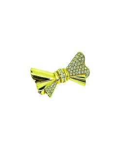 14K 2.00 Ct. Tw. Diamond Bow Pin Women