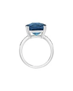 14K 8.40 Ct. Tw. Diamond & London Blue Topaz Ring Women -Fashionable Womens Clothing Store 6030256731 RLLD 3