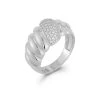 And Madison Silver CZ Twist Ring Women -Fashionable Womens Clothing Store 6030258669 RLLD 1
