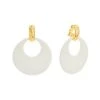 Plated Clip-On Dangle Earrings Women